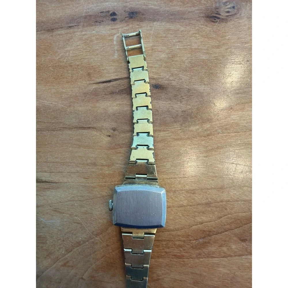 Vintage Arden Jurgensen‎ 17 Jewels Incabloc Gold Tone Ladies Bracelet Watch